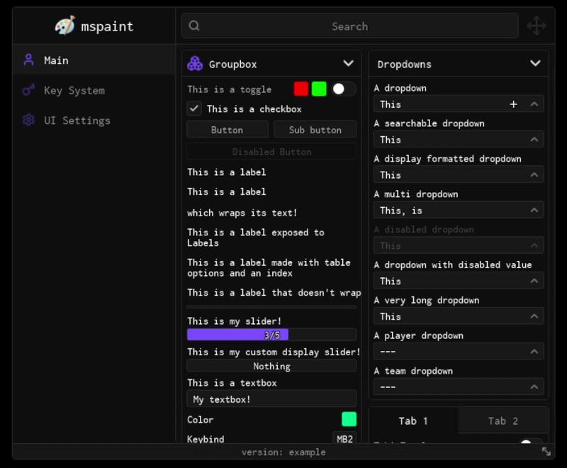 Dropdown Preview